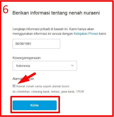 membuat Paypal tanpa kartu kredit