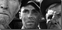 Henry Fonda (center) in John Ford's THE GRAPES OF WRATH (1940). Courtesy Photofest. Playing 11/26-12/2