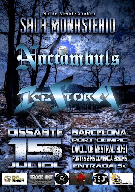 noctambuls y ice storm en la sala monasterio