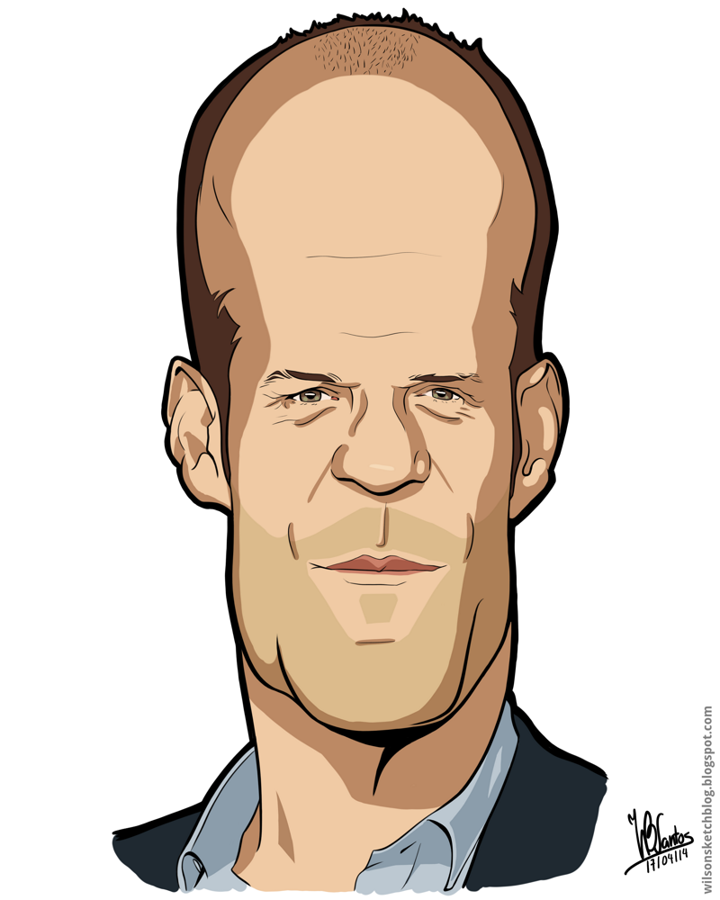 Jason Statham (Cartoon Caricature)