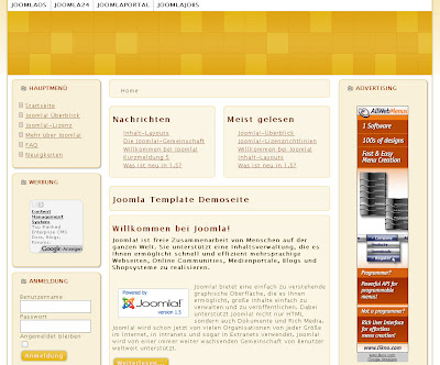 Free Template 200 - шаблон для Joomla 1.5