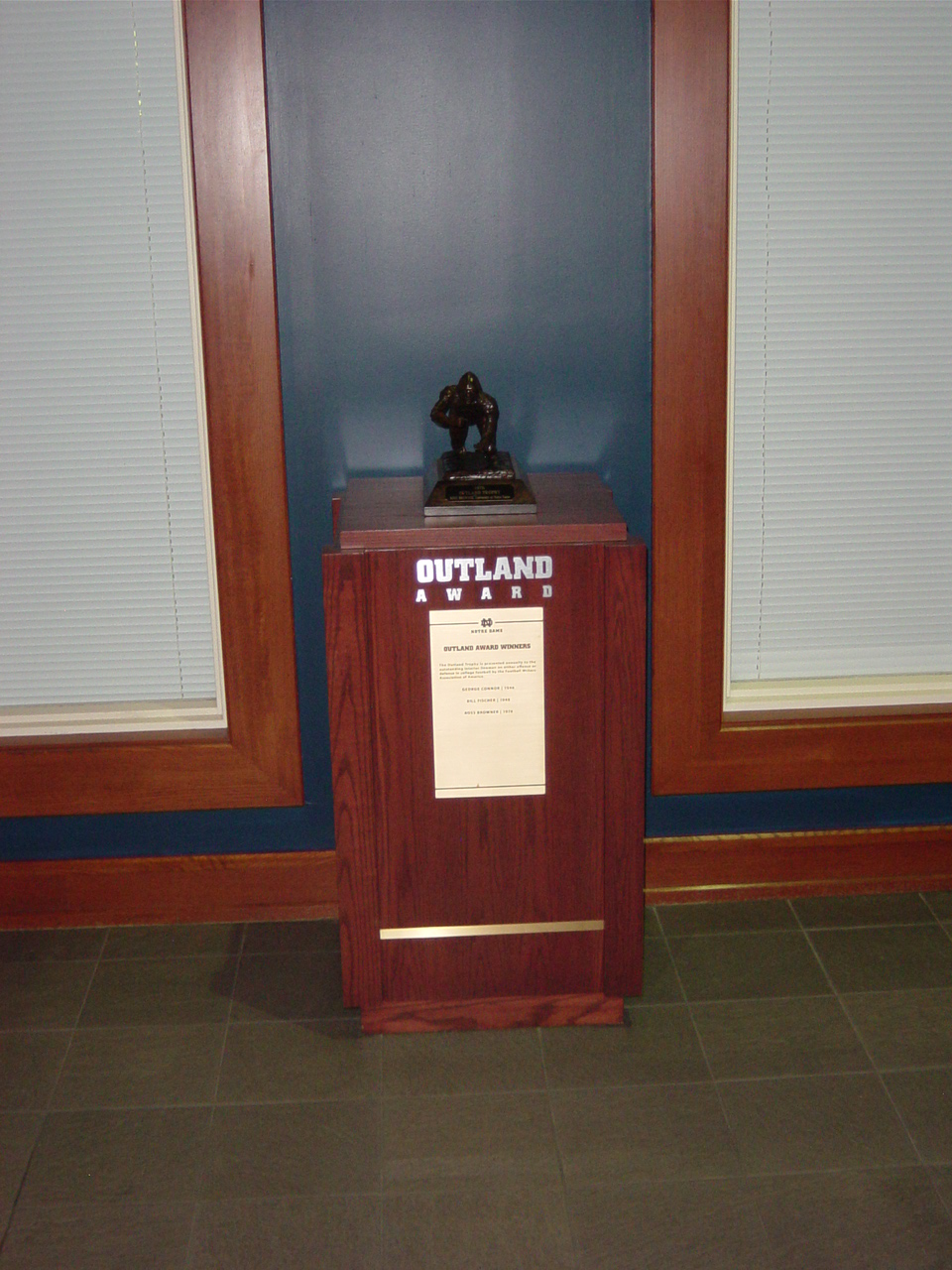 Outland Trophy Notre Dame