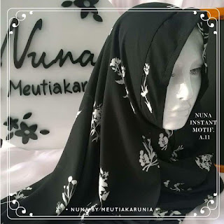 hijab nuna instan motif A.11