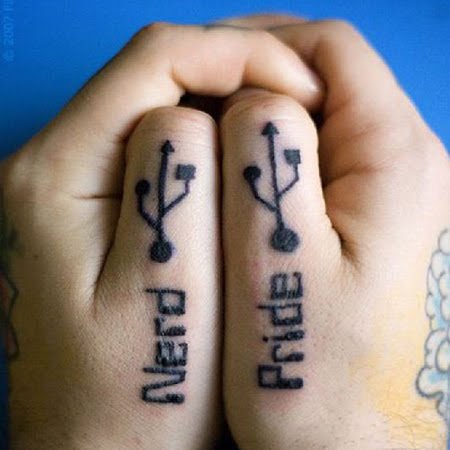 Computer Nerd Tattoo's