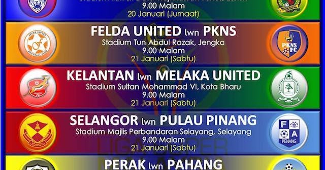 Jadual Penuh Liga Super 2017 - M9 Daily - Resepi Viral Terkini