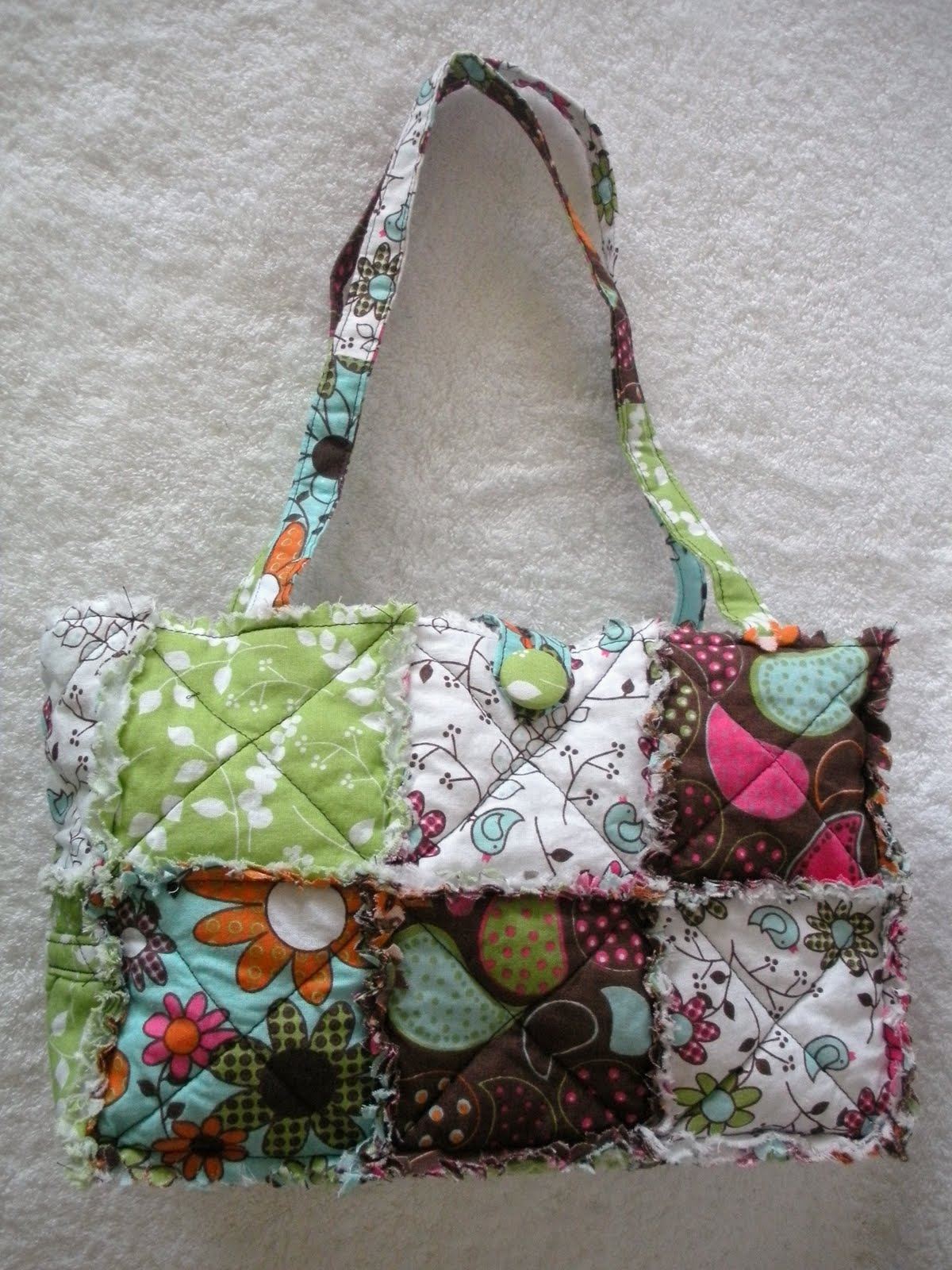 Rag Quilt Purse