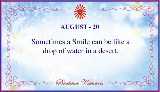 Thought For The Day August 20