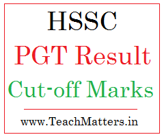 image: HSSC PGT Result and Interview Cut-off Marks 2024 @ TeachMatters