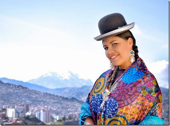 Lidia Chávez, una cholita con 15 años en la televisión