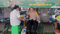 Polres Indramayu Gelar Donor Darah Sambut HUT Bhayangkara Ke-79