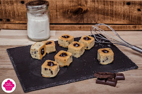 Les petits tigrés - petits gâteaux à la poudre d'amande et pépites de chocolat