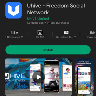 All details about Uhive - freedom social network