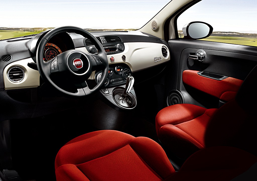 Fiat 500 TwinAir Interior Desiogn