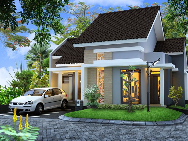 70 Contoh Desain  Rumah  Minimalis Type  60  Bergaya Modern 