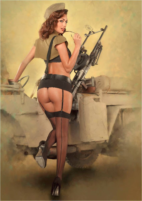 Pinup Sexy Army