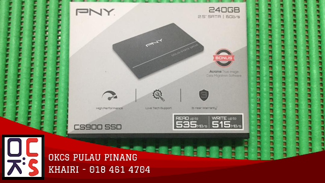 SOLVED : KEDAI REPAIR LAPTOP  OKCS PULAU PINANG | UPGRADE SSD 240GB LAPTOP TOSHIBA C800