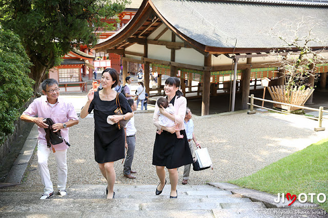 春日大社のお宮参り出張撮影