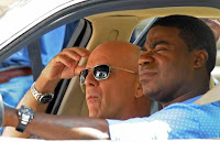 Bruce Willis an Tracy Morgan in the comedy movie Cop Out