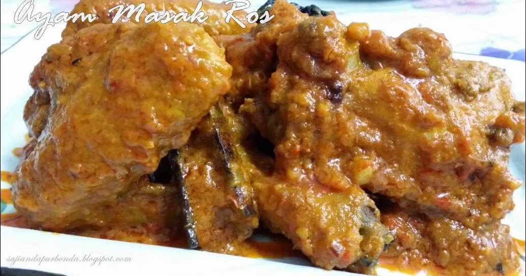 Sajian Dapur Bonda: Ayam Masak Ros Mamak Penang, menu 