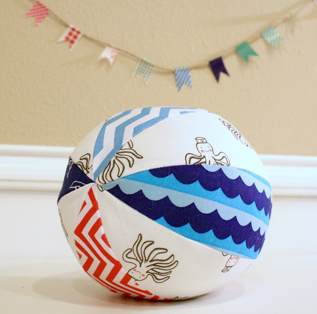 Nautical sailor octopus ball