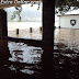 Chuva eleva o nível da Lagoa Rodrigo de Freitas e alaga a sede do remo do Botafogo