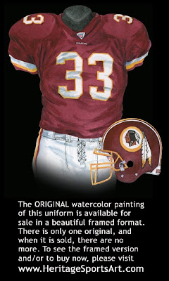 Washington Redskins 2005 uniform