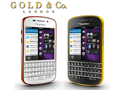 BlackBerry Q10 Versi Eksklusif dengan Balutan Emas