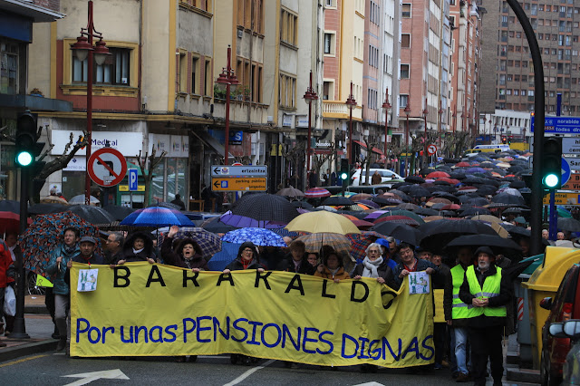 manifestación por unas pensiones dignas