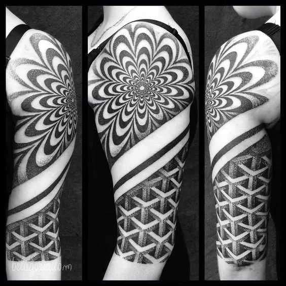 tatuajes geometria sagrada brazos