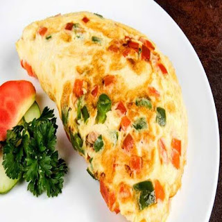 omelet spesial daging sapi dan sosis