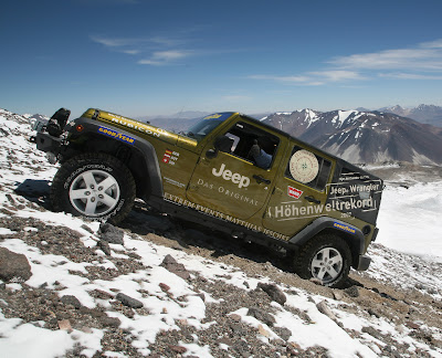 Jeep Wrangler Altitude Record