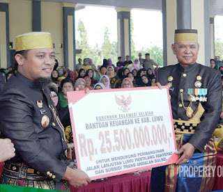 Gubernur Sulsel, Andi Sudirman Kucurkan Anggaran 400 Miliar Untuk Pembangunan di Luwu