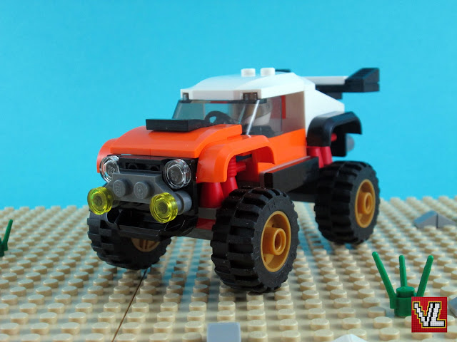 LEGO sets Dois veículos LEGO de corrida rally e todo-o-terreno