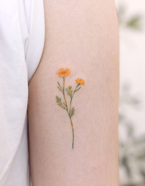 Mini tatuagens femininas 