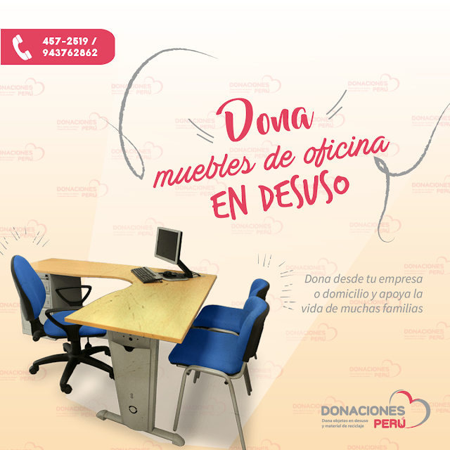 Dona Muebles de oficina en desuso