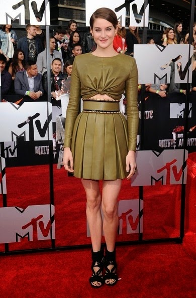 Shailene Woodley 2014 MTV Movie Awards Arrivals