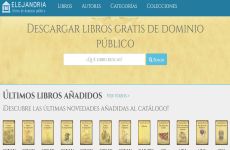 Elejandria: miles de libros de dominio público en PDF, ePub o Mobi para descargar gratis