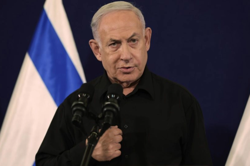 O Primeiro-Ministro de Israel, Benjamin Netanyahu: possível trégua entre o país e o grupo terrorista Hamas enfrenta obstáculos | Foto: EFE/EPA/ABIR SULTAN