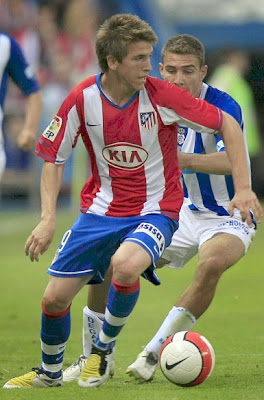 Ignacio Camacho in action with Atletico Madrid