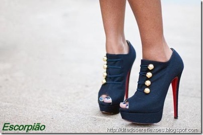 sapatos dos signos  - escorpião