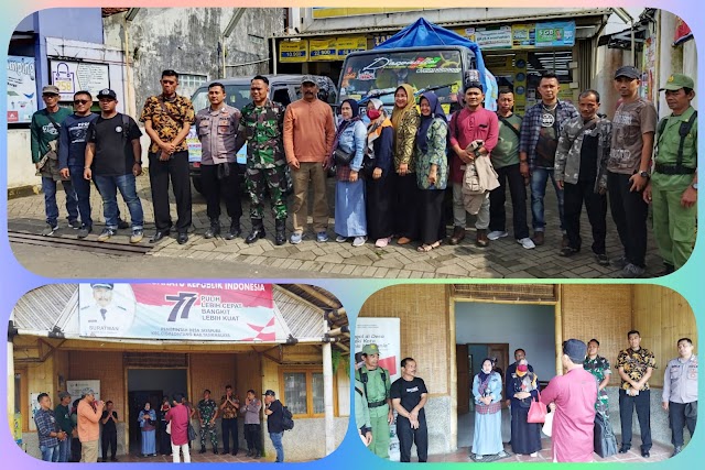 Pemdes Jayapura Kirimkan Bantuan Warga Untuk  Korban Gempa Bumi di Cianjur
