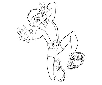 #5 Beast Boy Coloring Page