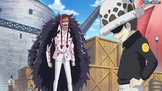 ワンピースアニメ ドレスローザ編 703話 トラファルガー・ロー 幼少期 ロシナンテ コラソン Trafalgar Law | ONE PIECE Episode 703