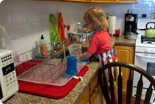 Elaine Washing Dishes