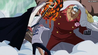 ワンピースアニメ 頂上戦争編 488話 赤犬 シャンクス | ONE PIECE Episode 488