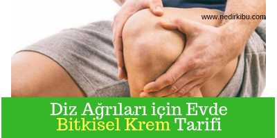 Diz Ağrıları İçin Evde Bitkisel Krem Tarifi