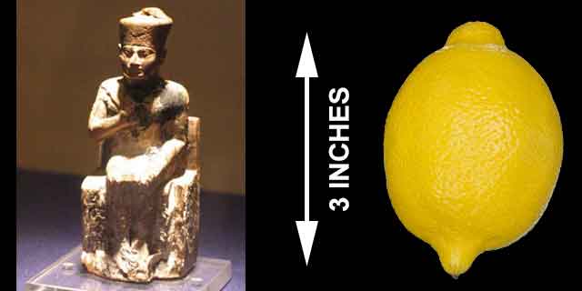 Fact #12: KHUFU'S TINY STATUE (learn more now)