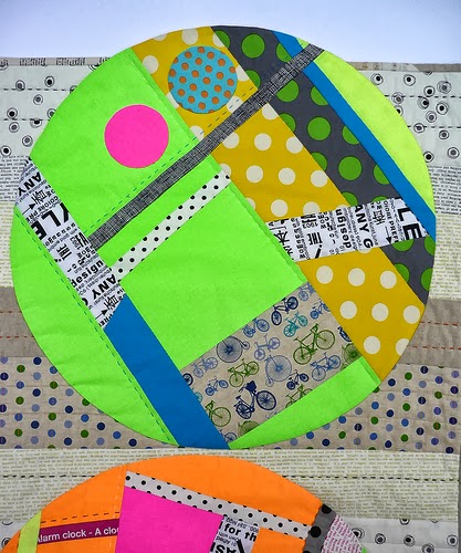 Neon Bounce - Bloggers Quilt Festival