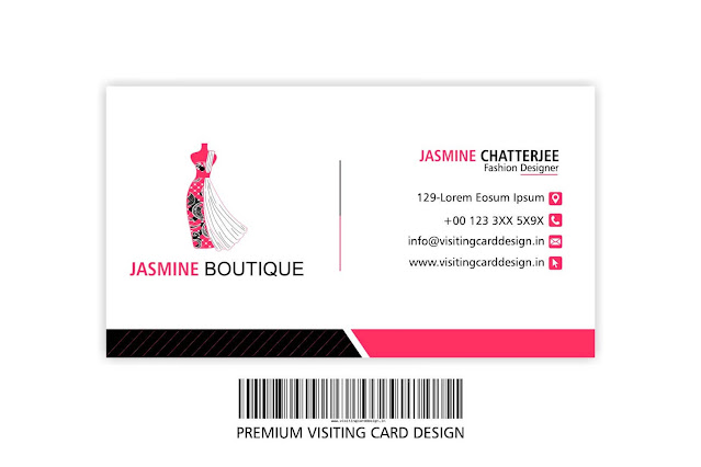 Visiting Card Design for Boutique Cdr