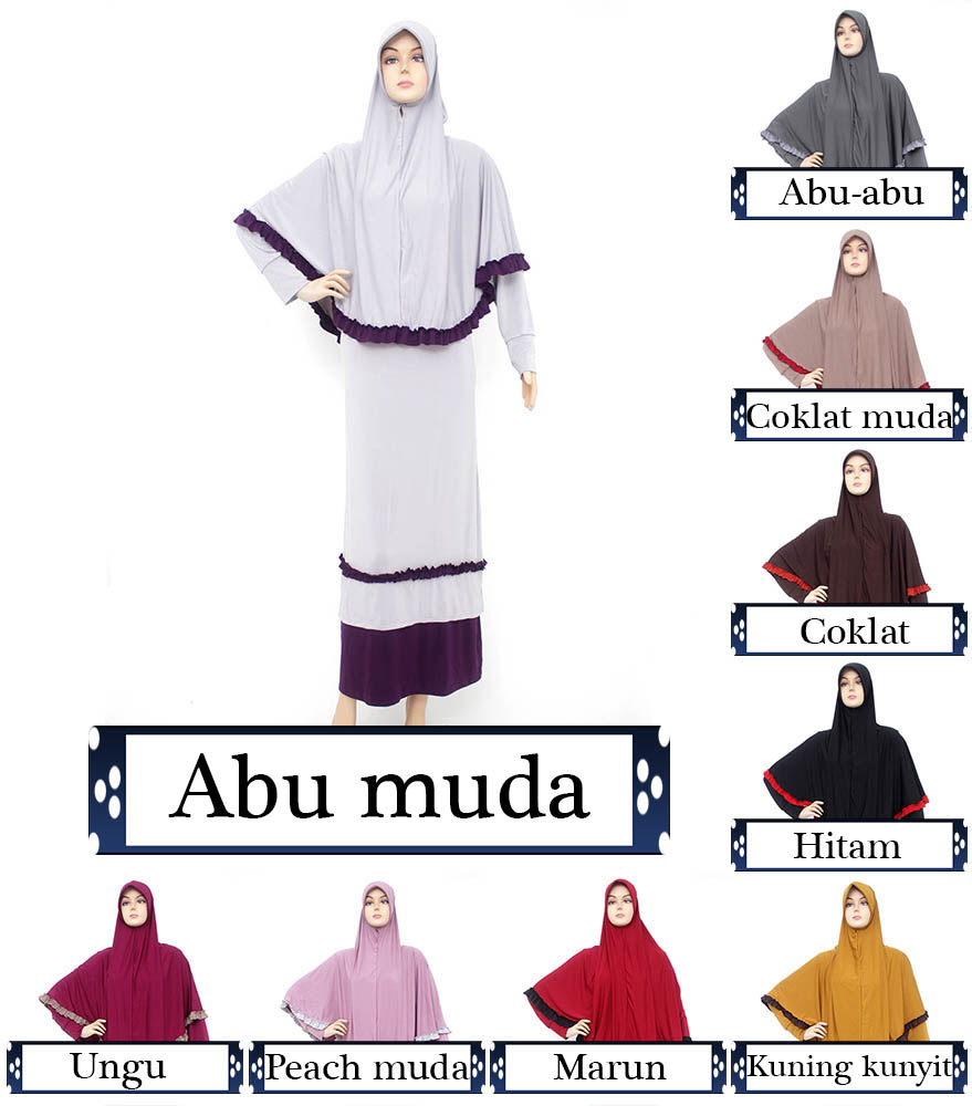 Gamis Kaos Spandek GKS515 Busana Muslim Baju Muslim 